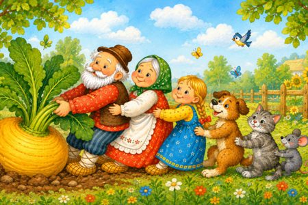 «Репка» - сенсорная сказка «на подушках» для самых маленьких, от 1 годика до 2 лет