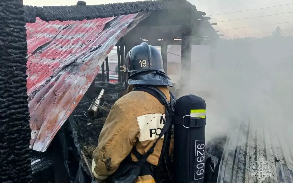 В Бийске сгорели два жилых дома из-за неосторожности с мангалом