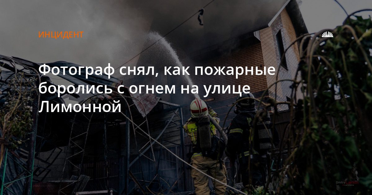 Пожар уничтожил дом и гараж на улице Лимонной в Барнауле