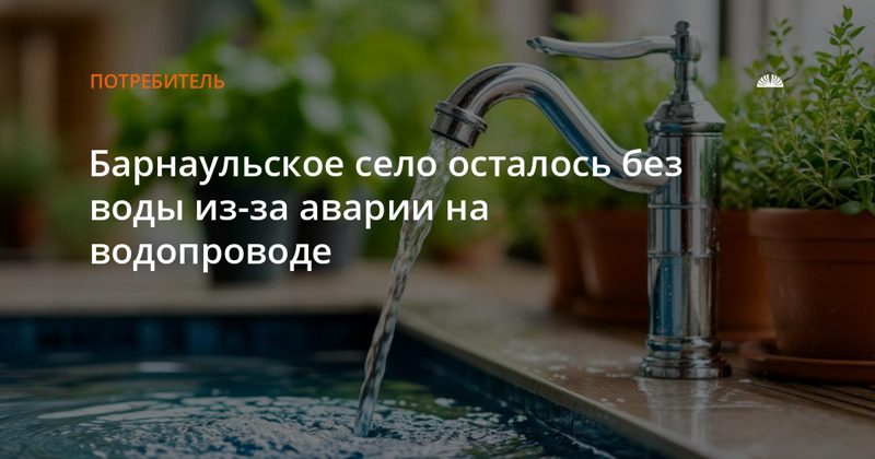 В селе Власиха отключили воду в 82 домах из-за аварии водопровода