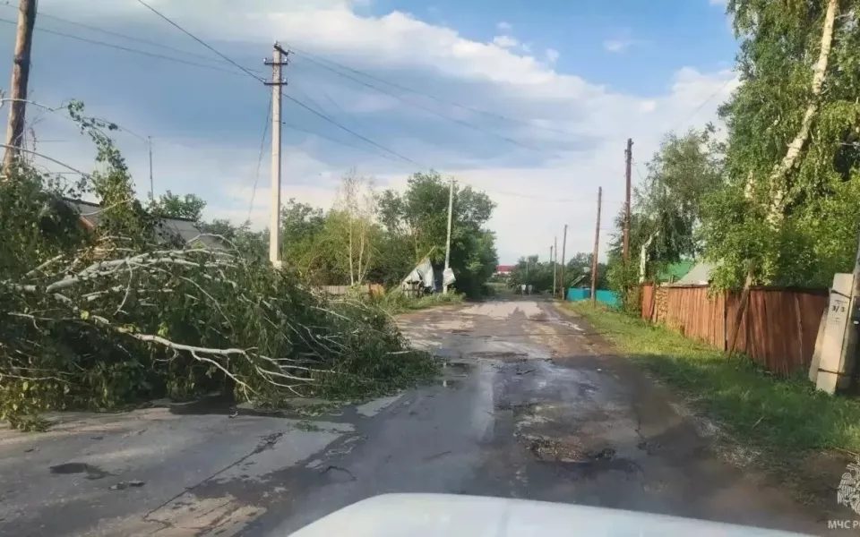 Ураган разрушил Краснощековский район Алтайского края