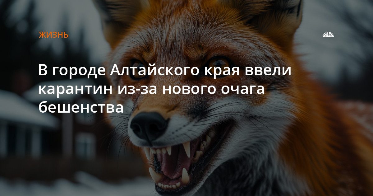 В Камне-на-Оби ввели карантин из-за очага бешенства