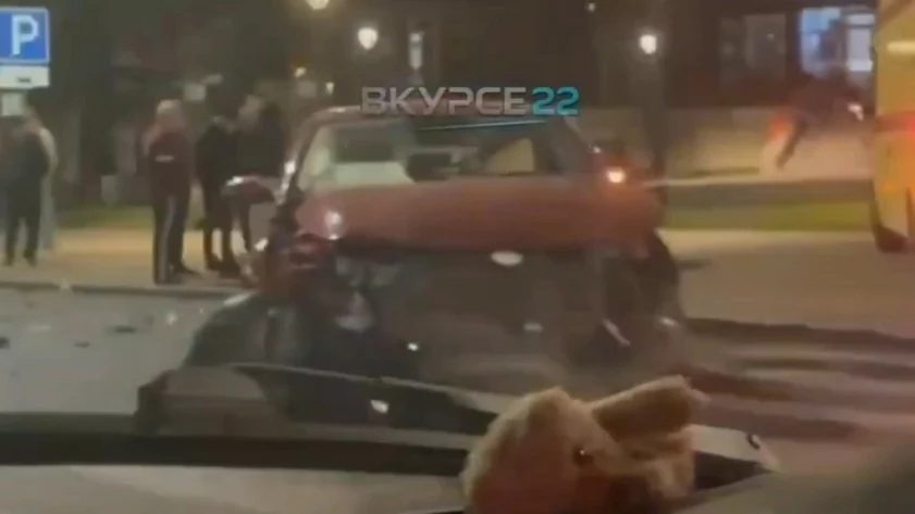 ДТП на проспекте Ленина в Барнауле