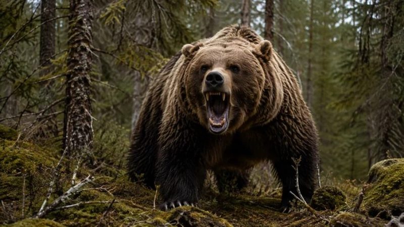 Медведи выходят к селам Алтайского края из-за неурожая орехов