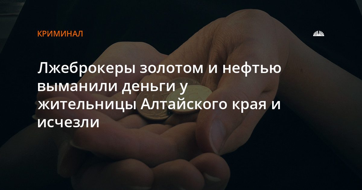 Лжеброкеры выманили 380 тысяч рублей у жительницы Алтайского края