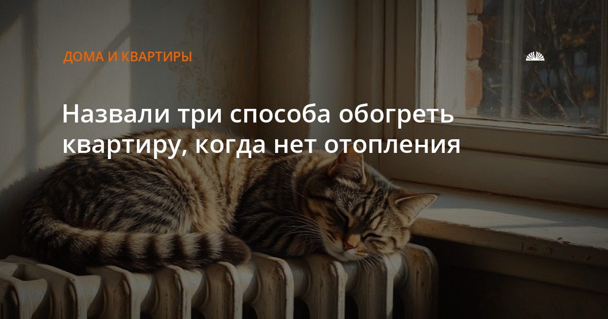 Три безопасных способа обогреть квартиру без отопления