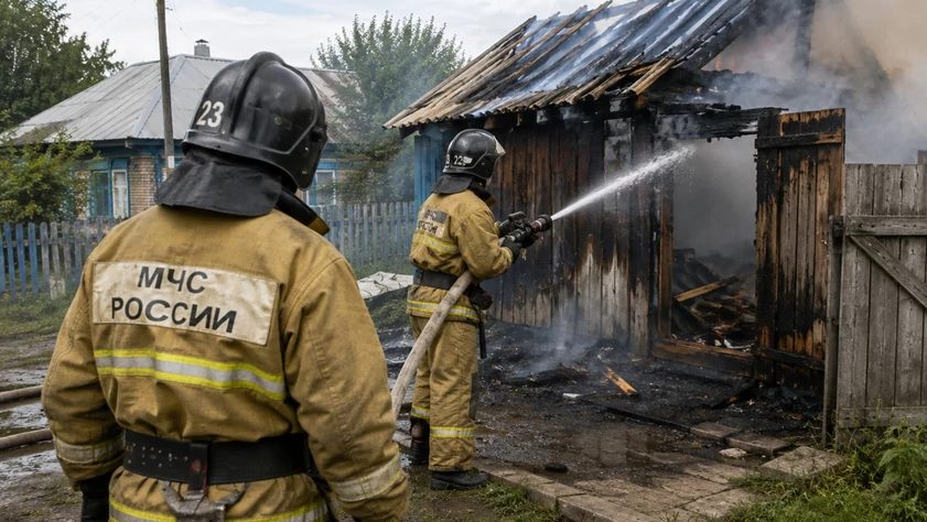 Самовозгорание угля привело к двум пожарам в крае за сутки