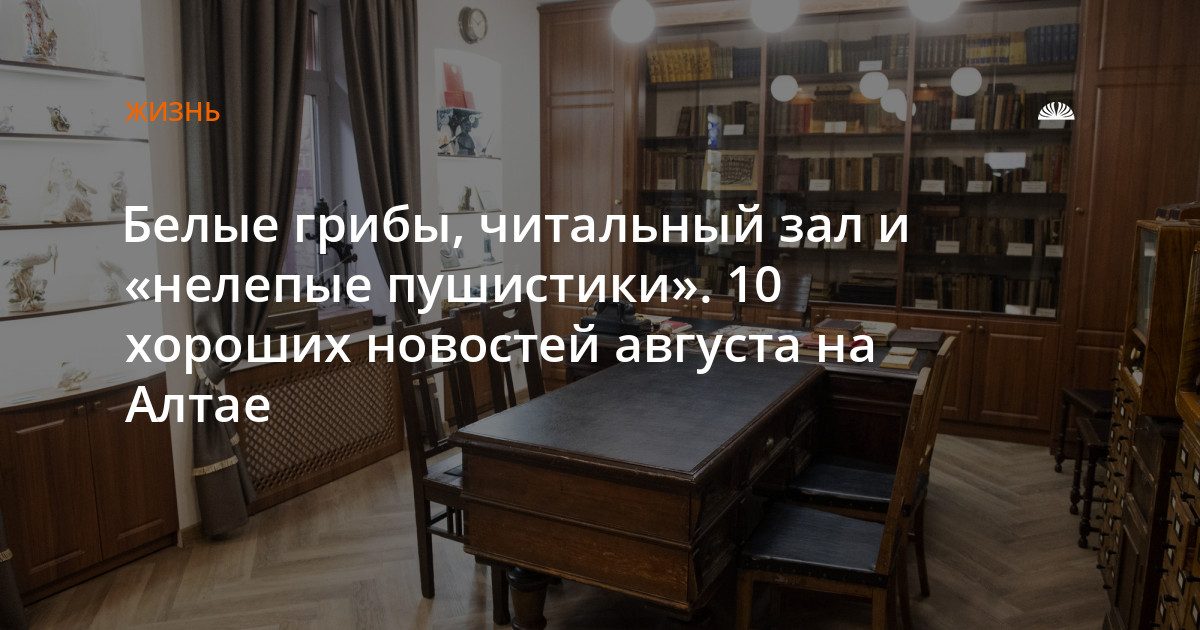 Белые грибы, спасения и новые автобусы: 10 хороших новостей августа на Алтае