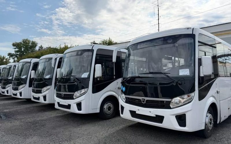 62 новых автобуса поступят в Алтайский край в 2026 году
