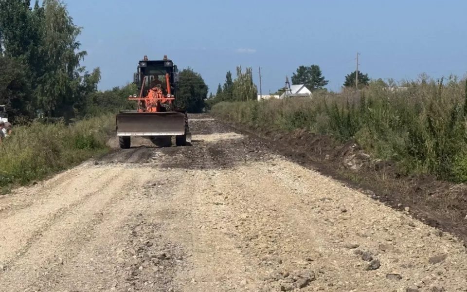 В Барнауле начался ремонт дороги между Березовкой и СНТ «Луговое»