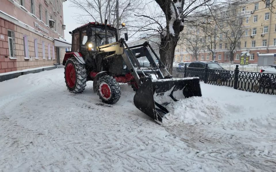 В Барнауле утвердили план борьбы со снежными заносами