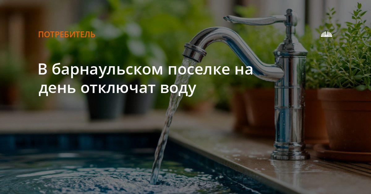 В поселке Бельмесево отключат воду на день