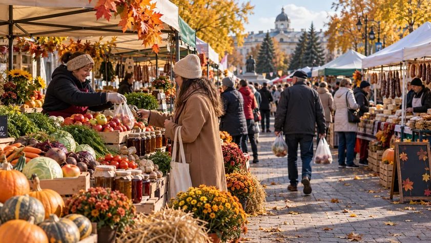 Ярмарка на площади Свободы: мясо в казачьем квасе и бесплатная проверка здоровья