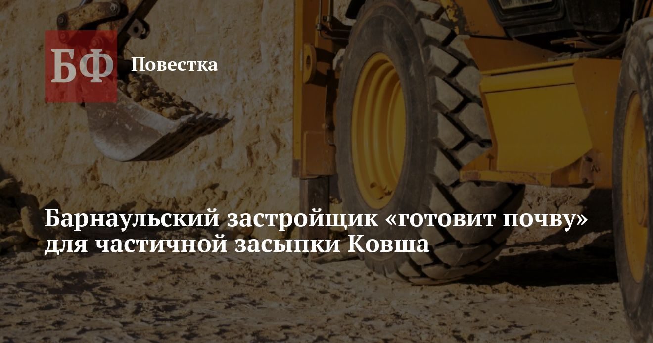 В Барнауле обсуждают дамбу на Ковше на улице Промышленной