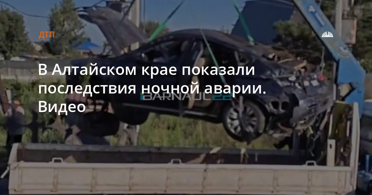 ДТП в садоводстве «Феникс» под Новоалтайском: пассажиры госпитализированы