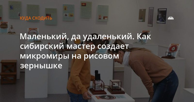 Выставка микроминиатюр Владимира Анискина в краеведческом музее