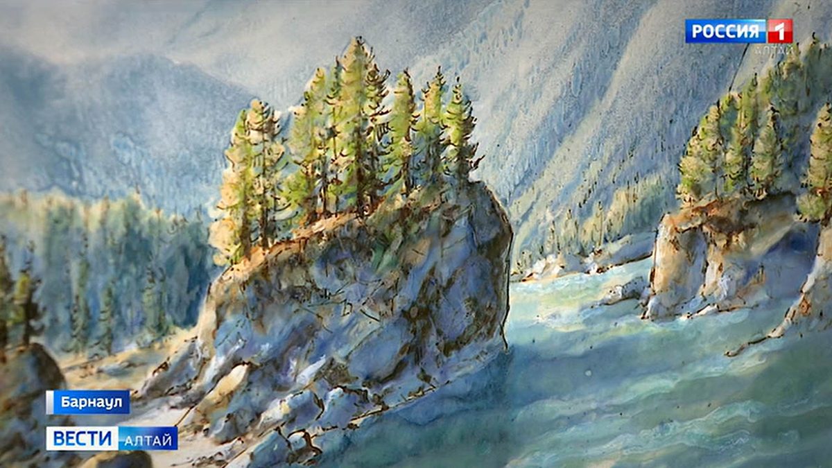 Выставка туриногорской живописи открылась в Барнауле