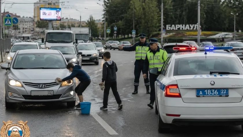 В Барнауле пресекли опасную деятельность подростков на дороге