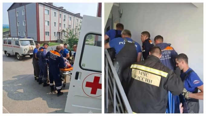 Спасатели помогли доставить выписанную из больницы женщину в квартиру в Камне-на-Оби