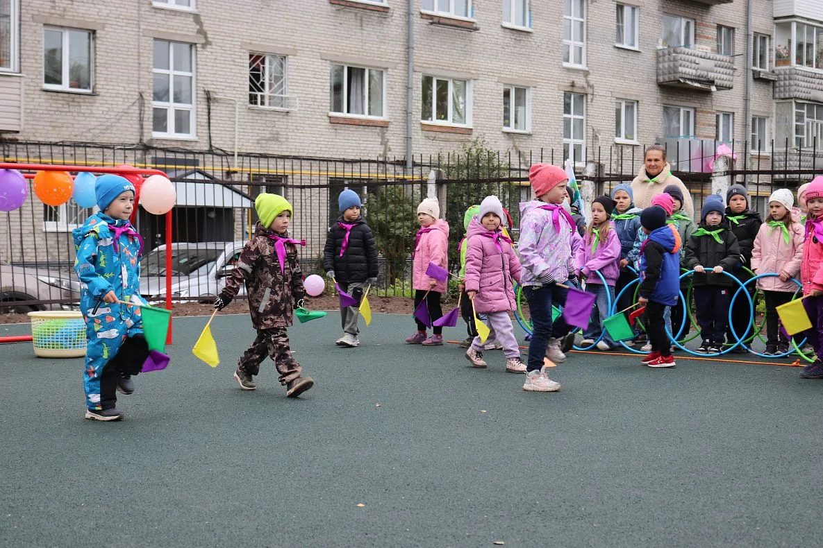 В детском саду № 58 открылся спортивный городок
