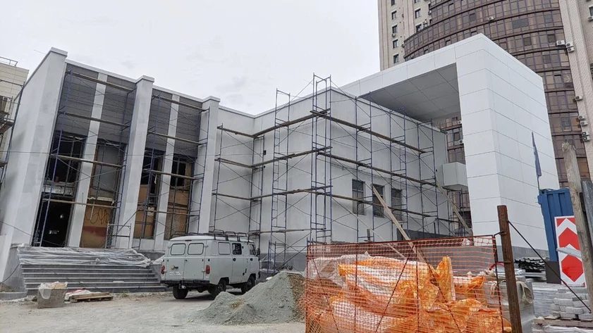 На улице Папанинцев строят концертный зал музыкального колледжа
