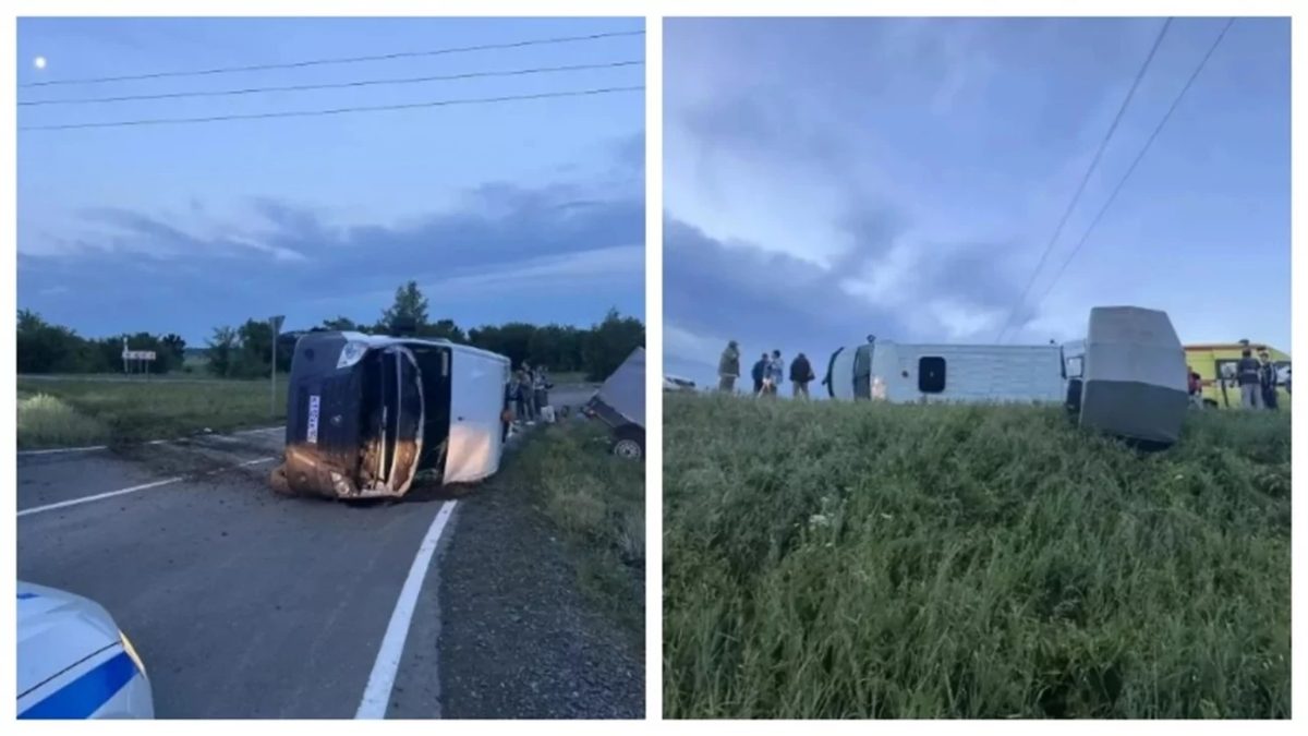 Прокуратура проверяет обстоятельства съезда микроавтобуса в кювет на автодороге в крае
