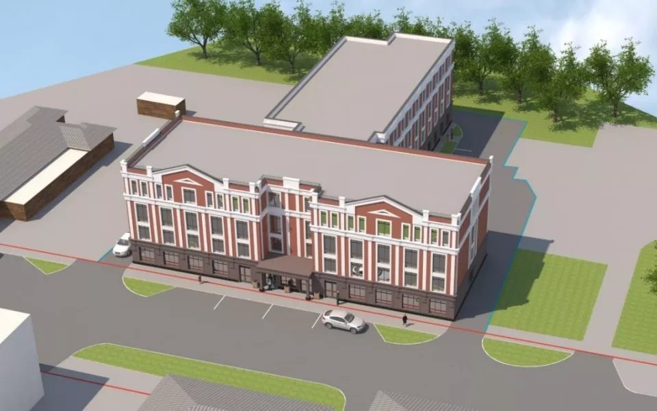 На улице Пушкина в Барнауле построят четырехэтажную гостиницу